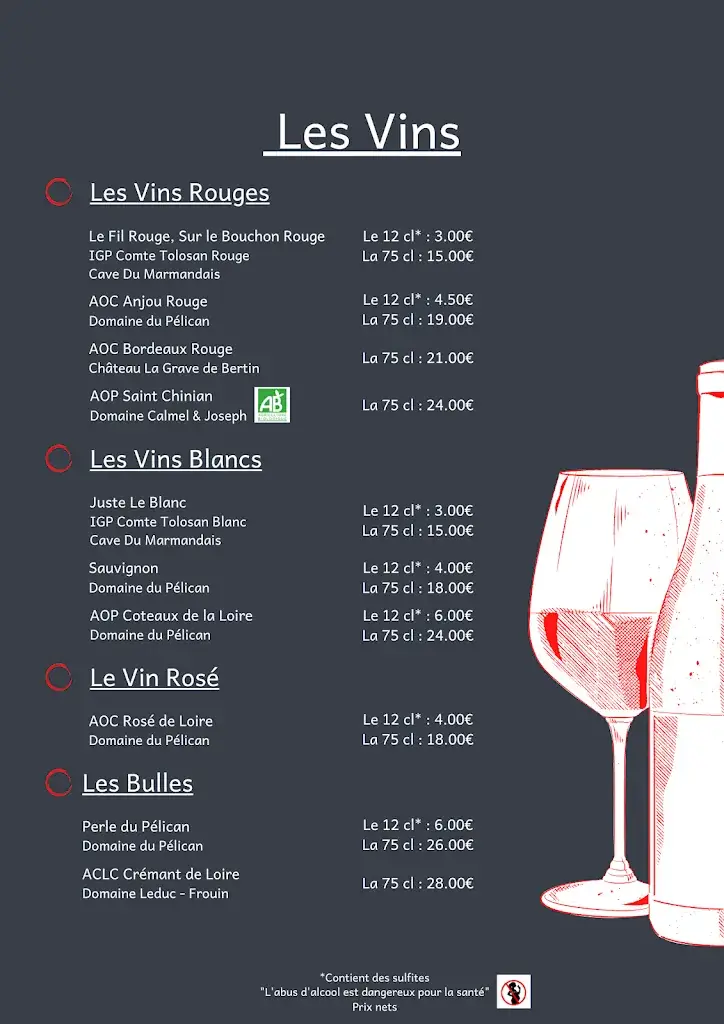 Menu_Bistrot Le Laurentais_Mauges-sur-Loire_image_2