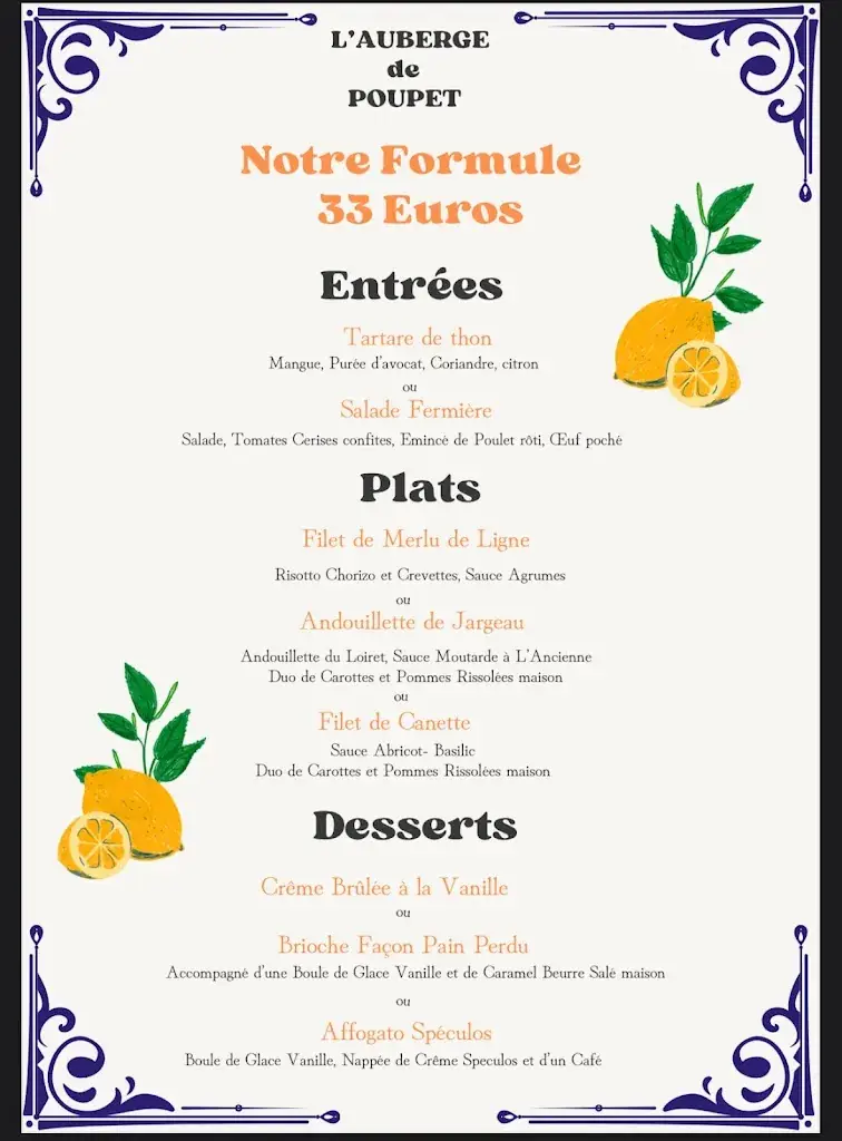 Menu_The Hostel By Poupet Sarl_Saint-Malô-du-Bois_image_2