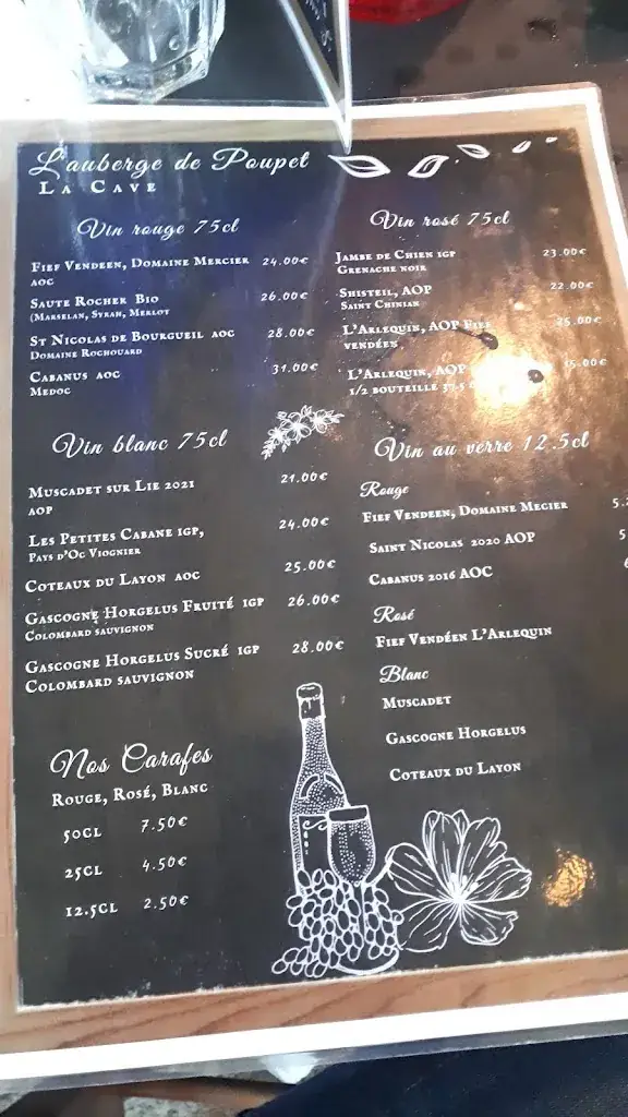 Menu_The Hostel By Poupet Sarl_Saint-Malô-du-Bois_image_4