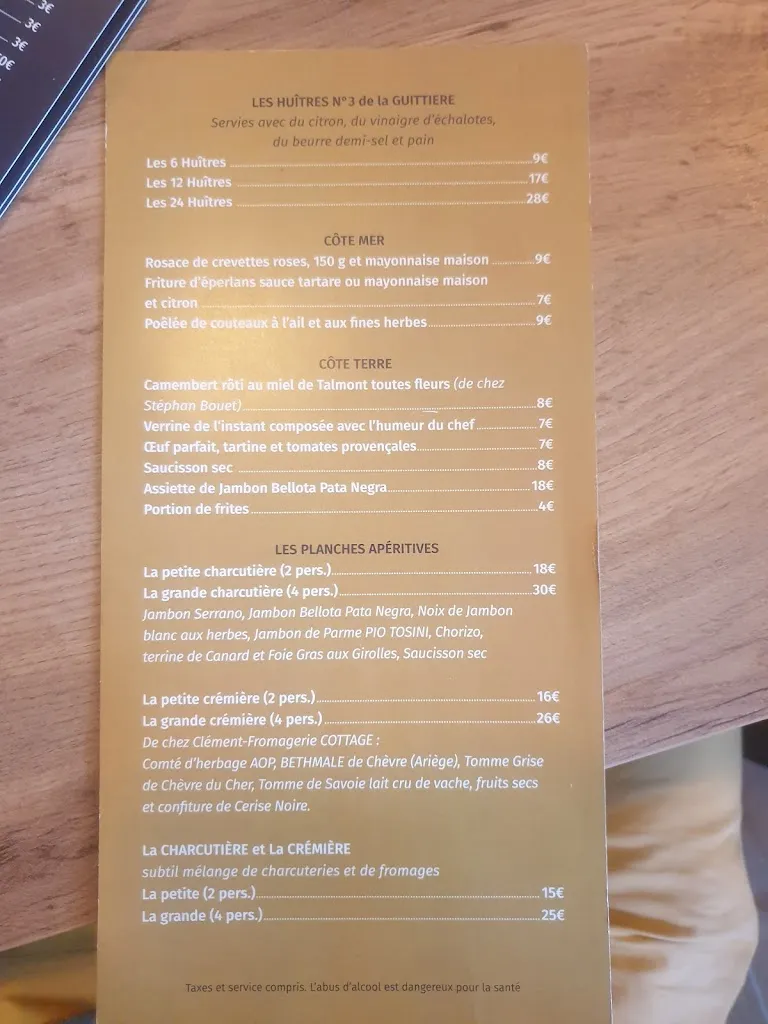 Menu_Le Bistrot De Bourgenay_Talmont-Saint-Hilaire_image_4