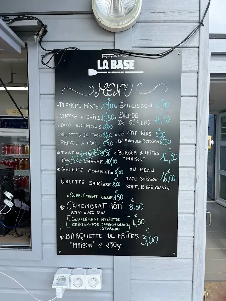 Menu_La Base Guinguette_Talmont-Saint-Hilaire_image_1