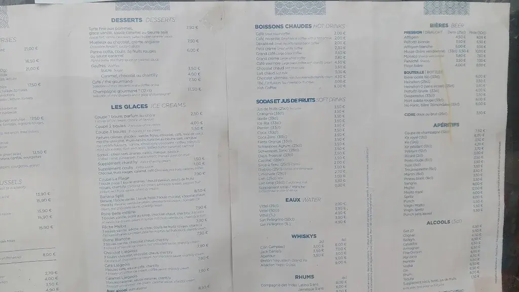 Menu_La Plage le Veillon_Talmont-Saint-Hilaire_image_2