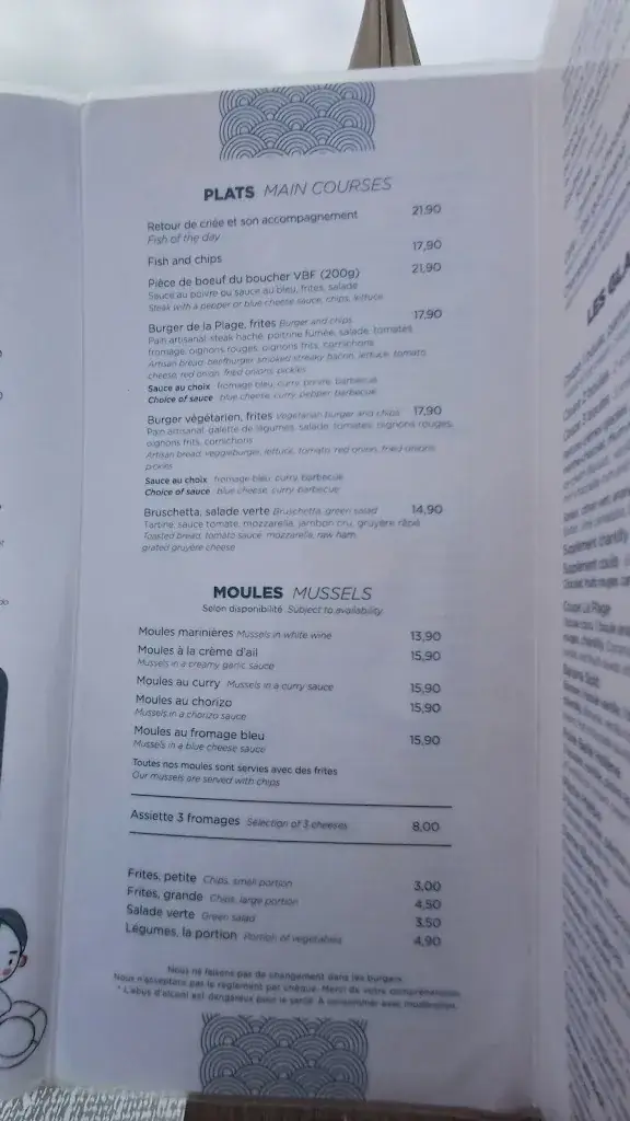 Menu_La Plage le Veillon_Talmont-Saint-Hilaire_image_3