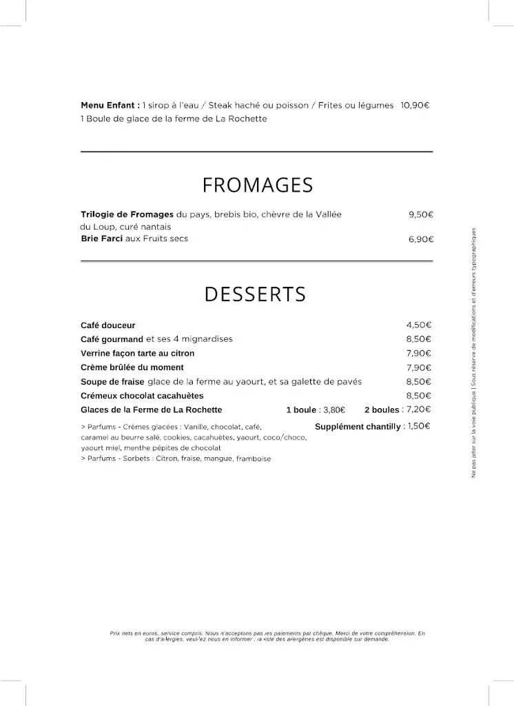 Menu_Le Lac Bourgenay_Talmont-Saint-Hilaire_image_4