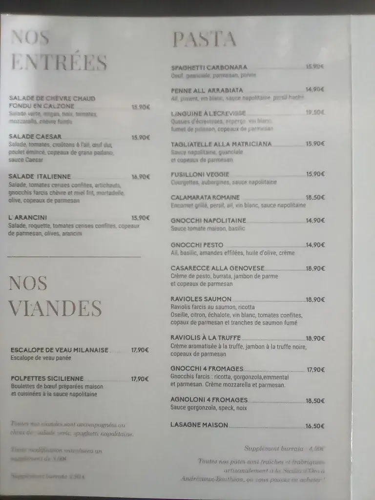 Menu_Pasta Veloce_Andrézieux-Bouthéon_image_1