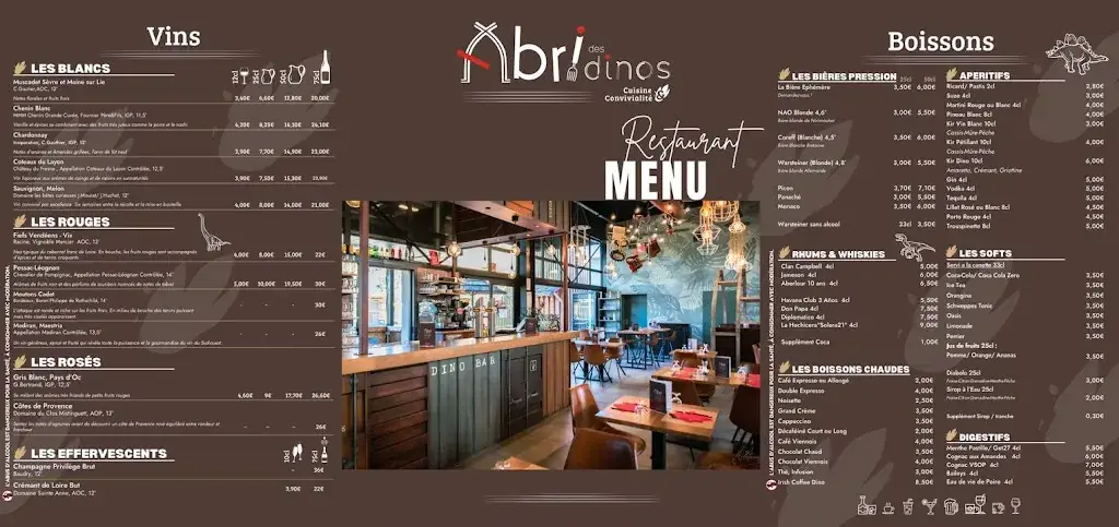 Menu_Abri Des Dinos - Restaurant, Crêperie & Location de Salles_Talmont-Saint-Hilaire_image_2