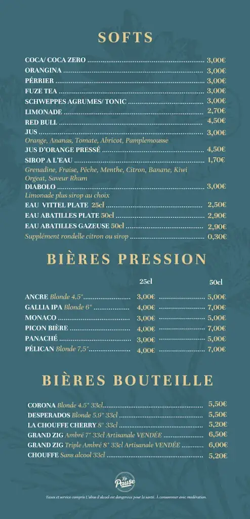 Menu_La Pause Bourgenay_Talmont-Saint-Hilaire_image_2