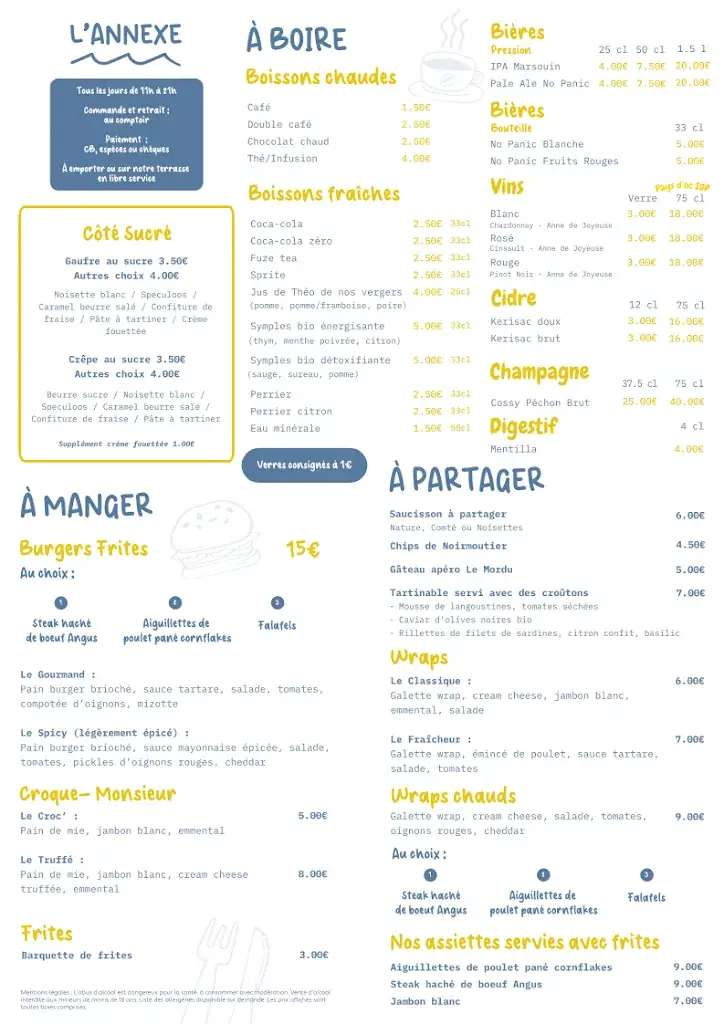 Menu_L'ANNEXE_Talmont-Saint-Hilaire_image_1