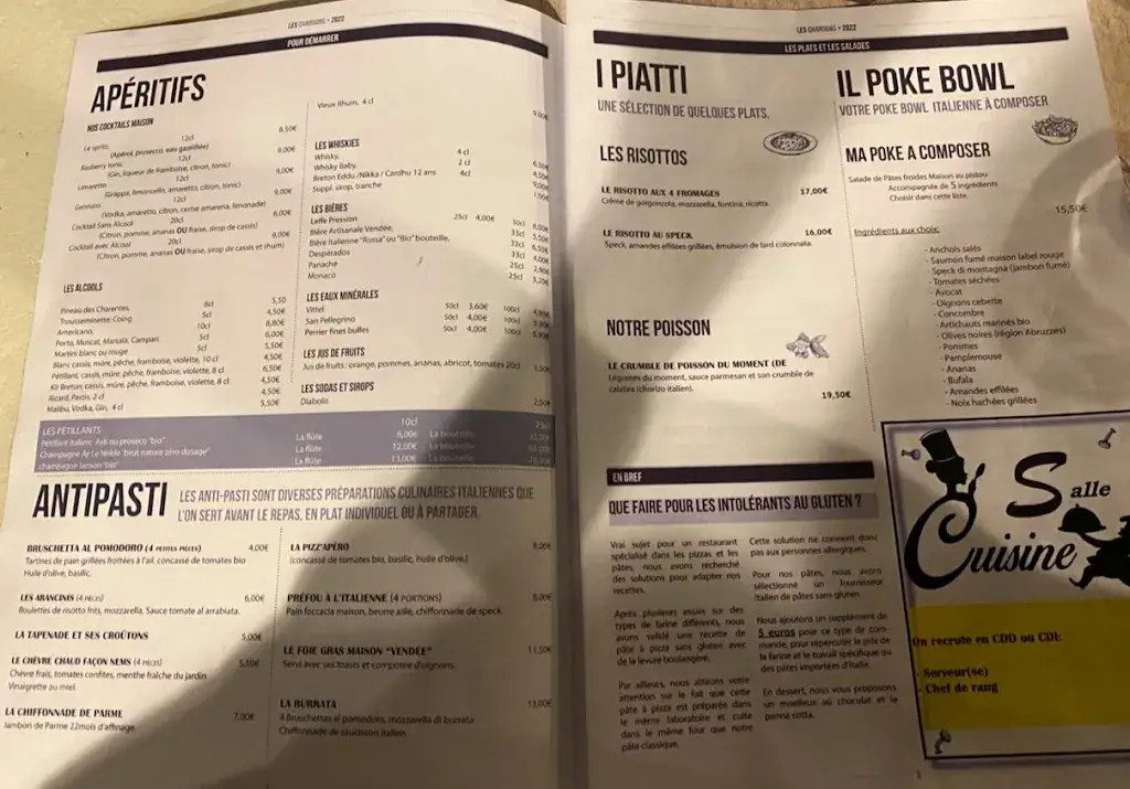 Menu_Les Chardons restaurant_Sables-d'Olonne_image_2