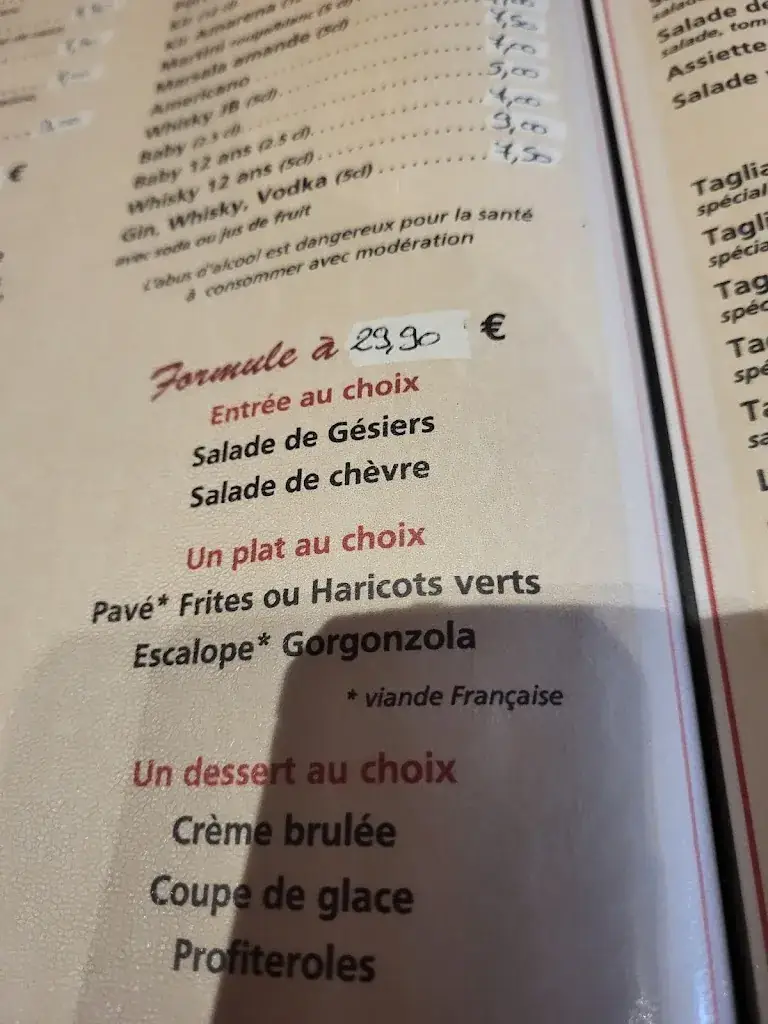 Menü_L AMARENA_Saint-Mars-la-Brière_Bild_1