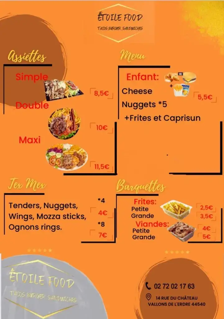Menu_ÉTOILE food_Vallons-de-l'Erdre_image_1