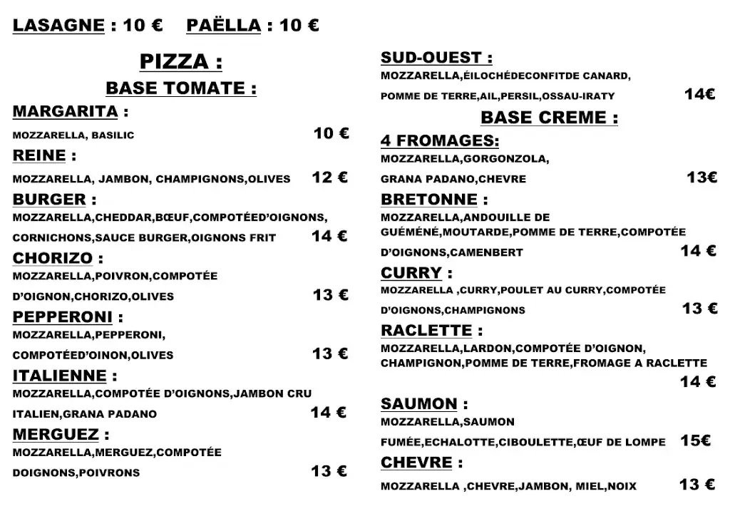 Menu_Denis pizza au feu de bois, food truck_Saint-Molf_image_1