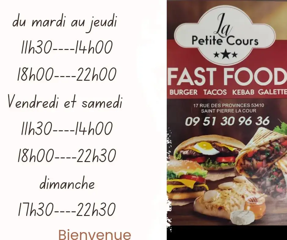 Menu_La petite cour fastfood_Saint-Pierre-la-Cour_image_4