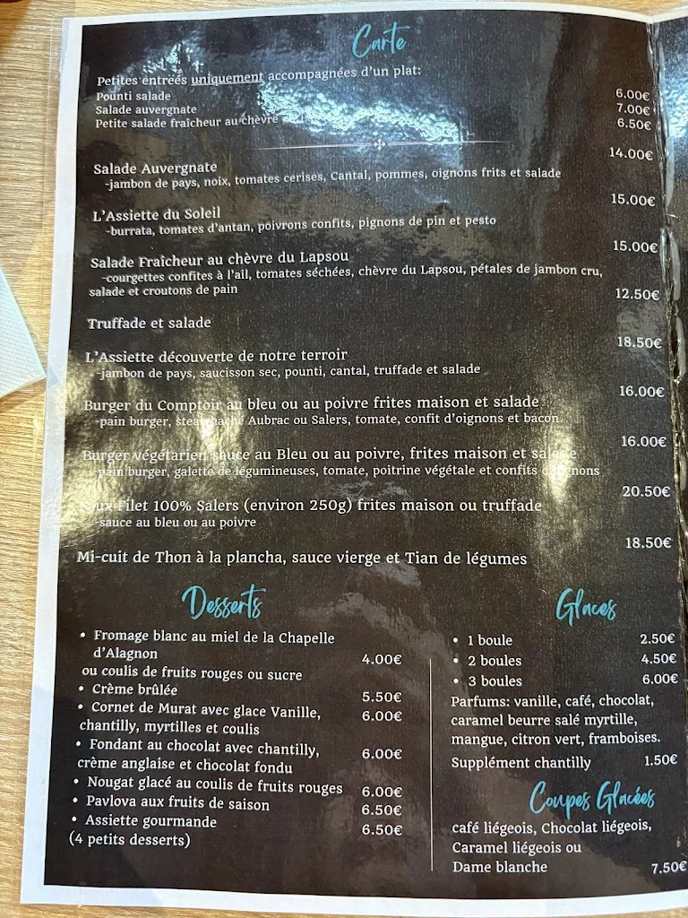 Menü_Le Comptoir_Murat_Bild_2