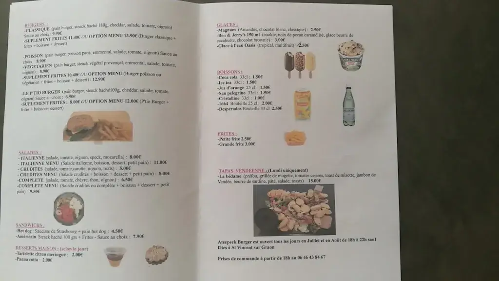 Menu_Ateepeek burger_Saint-Vincent-sur-Graon_image_1