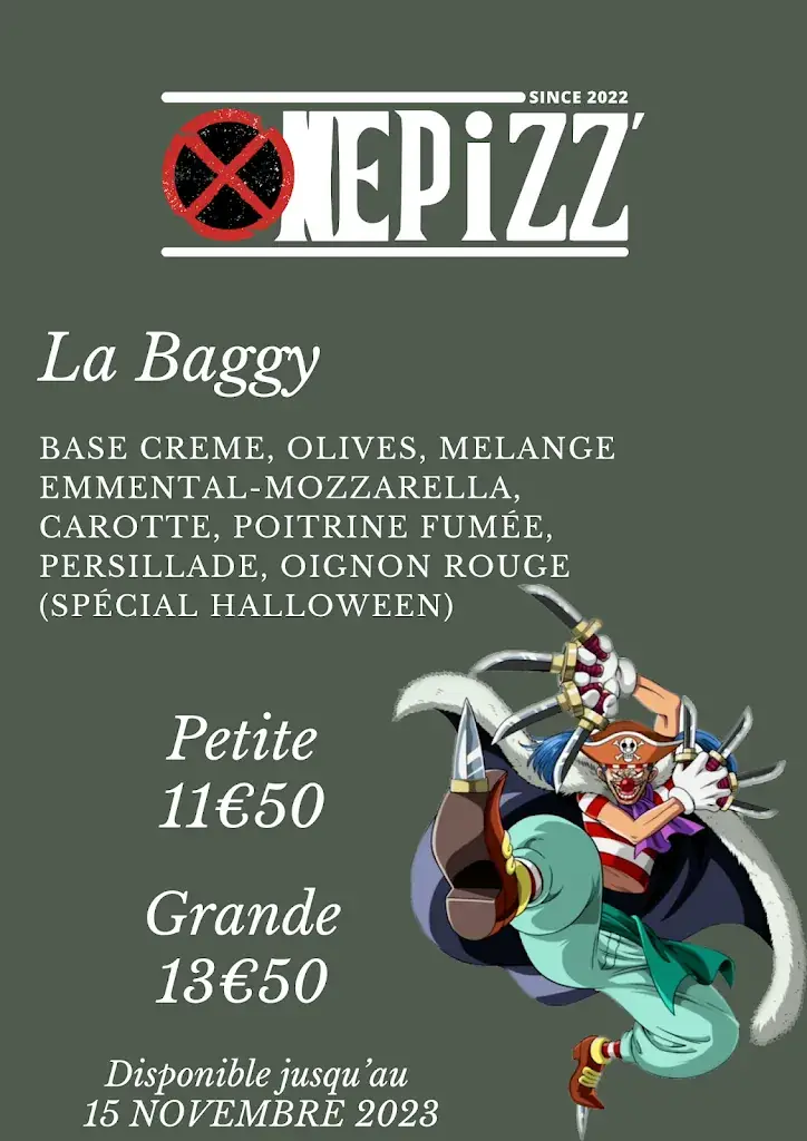 Menu_One Pizz' - Sainte Hermine_Sainte-Hermine_image_3