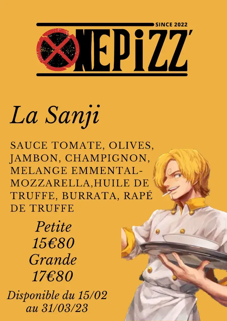 Menu_One Pizz' - Sainte Hermine_Sainte-Hermine_image_4