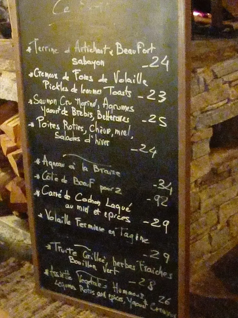 Menu_Restaurant Chez Mérie_Sainte-Foy-Tarentaise_immagine_1