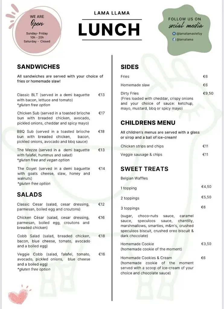 Menu_Lama Llama_Sainte-Foy-Tarentaise_image_1