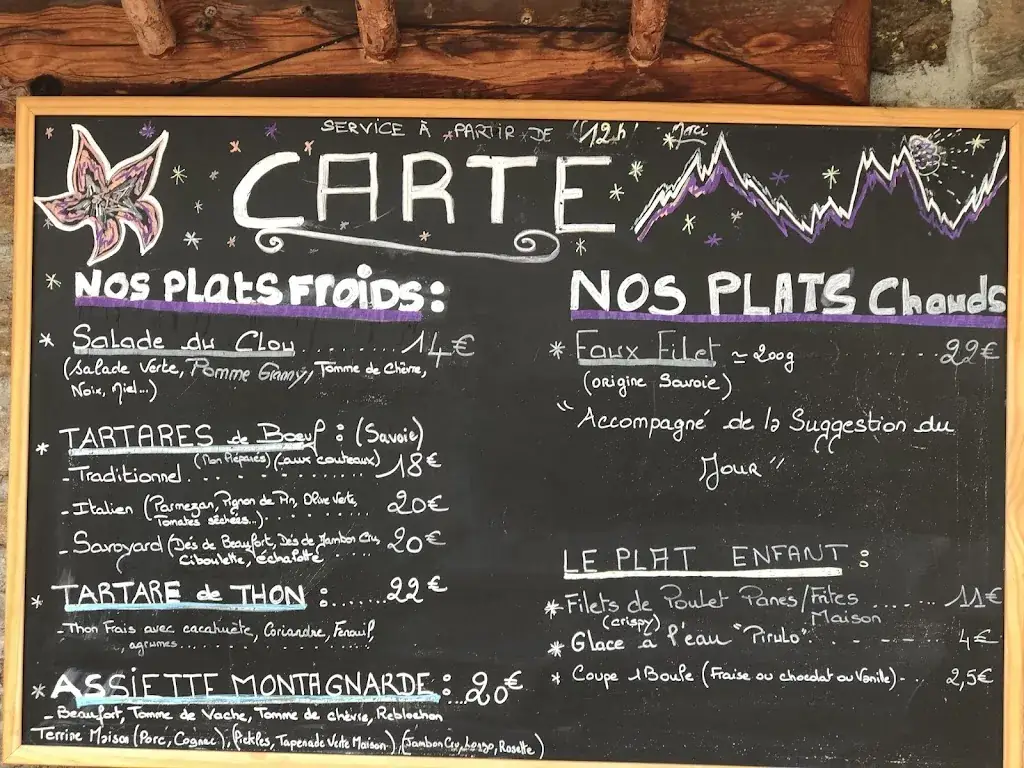 Menu_Restaurant Chez Leon_Sainte-Foy-Tarentaise_image_1
