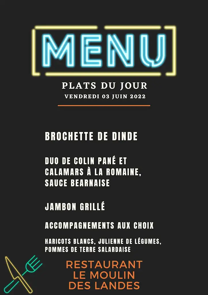 Menu_LE MOULIN DES LANDES SAINTE LUCE SUR LOIRE VOUS ACCUEILLE_Sainte-Luce-sur-Loire_image_4