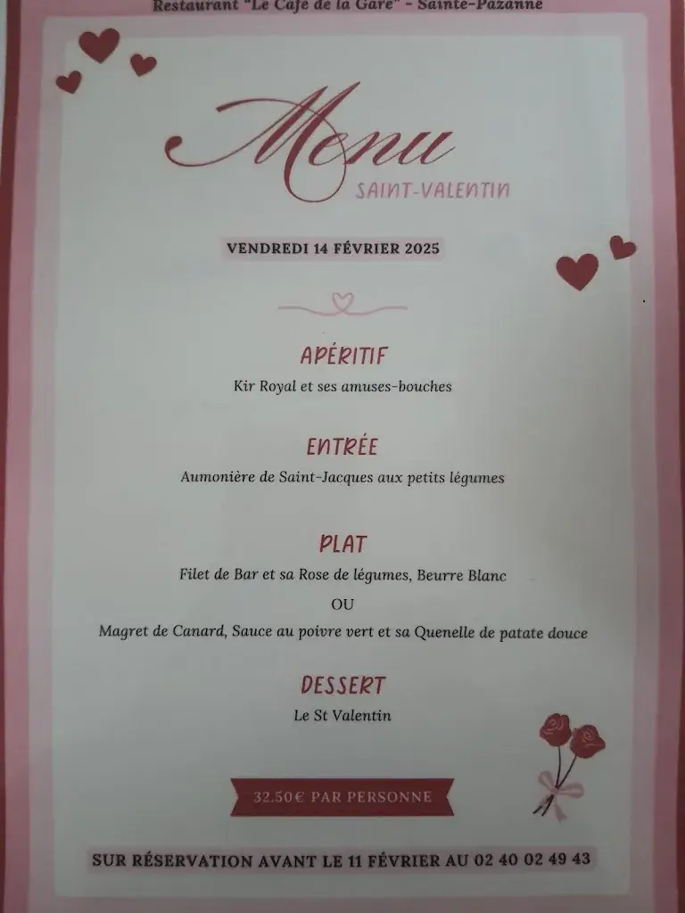 Menu_Restaurant Café de la Gare_Sainte-Pazanne_image_2