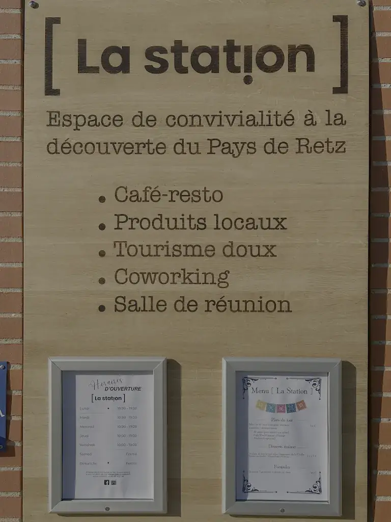 Menu_La Station, Café-restaurant en gare_Sainte-Pazanne_image_1