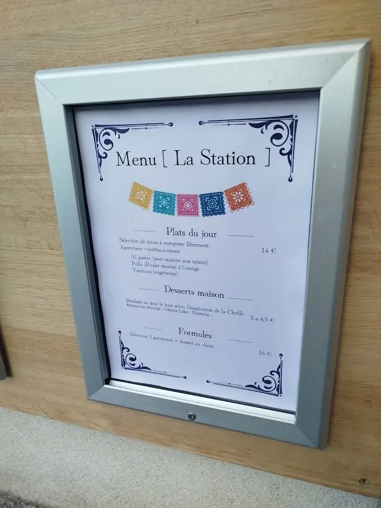 Menu_La Station, Café-restaurant en gare_Sainte-Pazanne_image_2