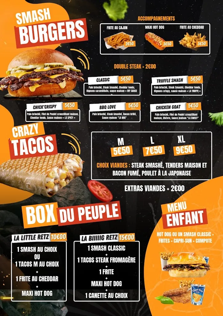 Menu_Ret’z Burger - Nouvelle Gérance_Sainte-Pazanne_immagine_1