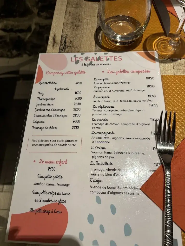 Menu_Crêperie Chez Laurette_Murat_image_4