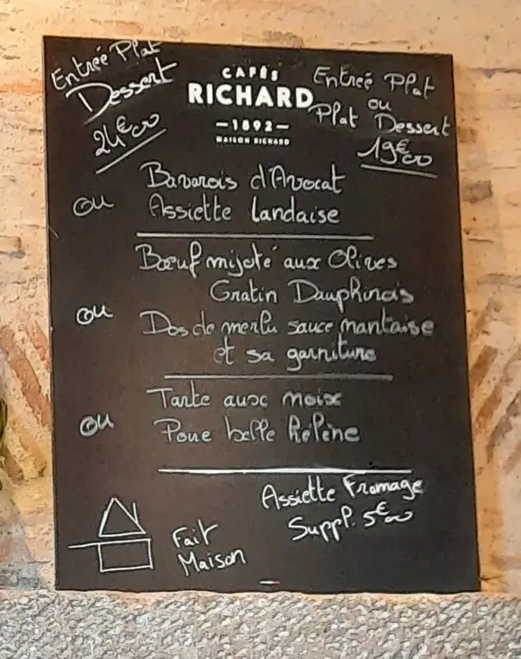 Menu_La Cantine du Chêne Vert_Sallertaine_immagine_1