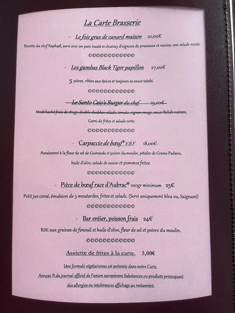 Menu_Restaurant et Hôtel la Farigoule_Sainte-Cécile-les-Vignes_image_2