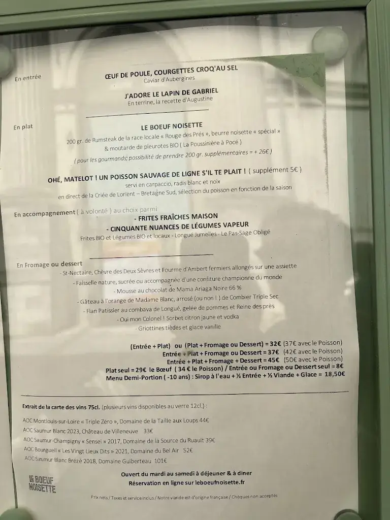 Menu_LE BOEUF NOISETTE_Saumur_image_2
