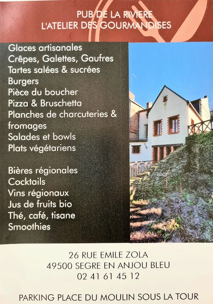 Menu_Pub de la rivière_Bleu_immagine_3