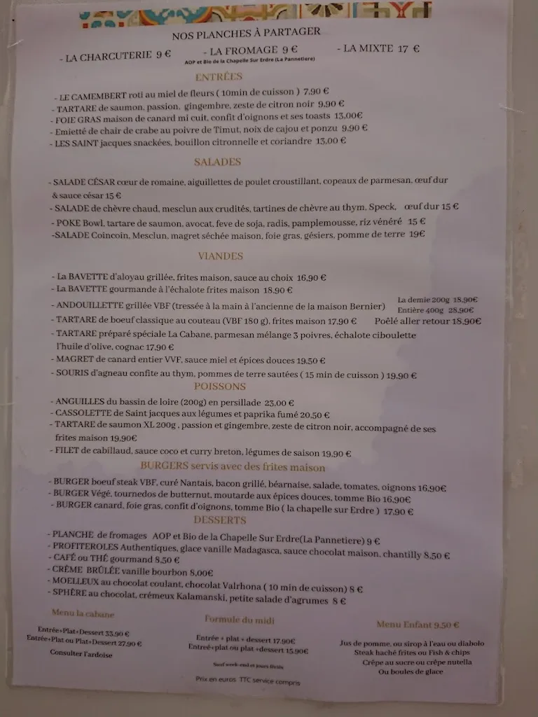 Menu_La Cabane_Sucé-sur-Erdre_image_1