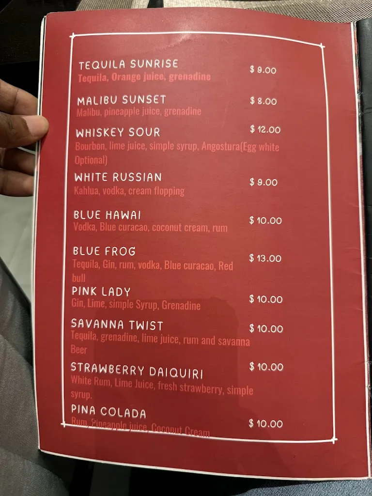 Menu_Rendezvous Rooftop and Pub_Sudan_immagine_1