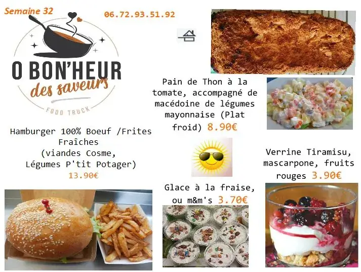 Menu_O BON'HEUR DES SAVEURS_Mulsanne_image_1