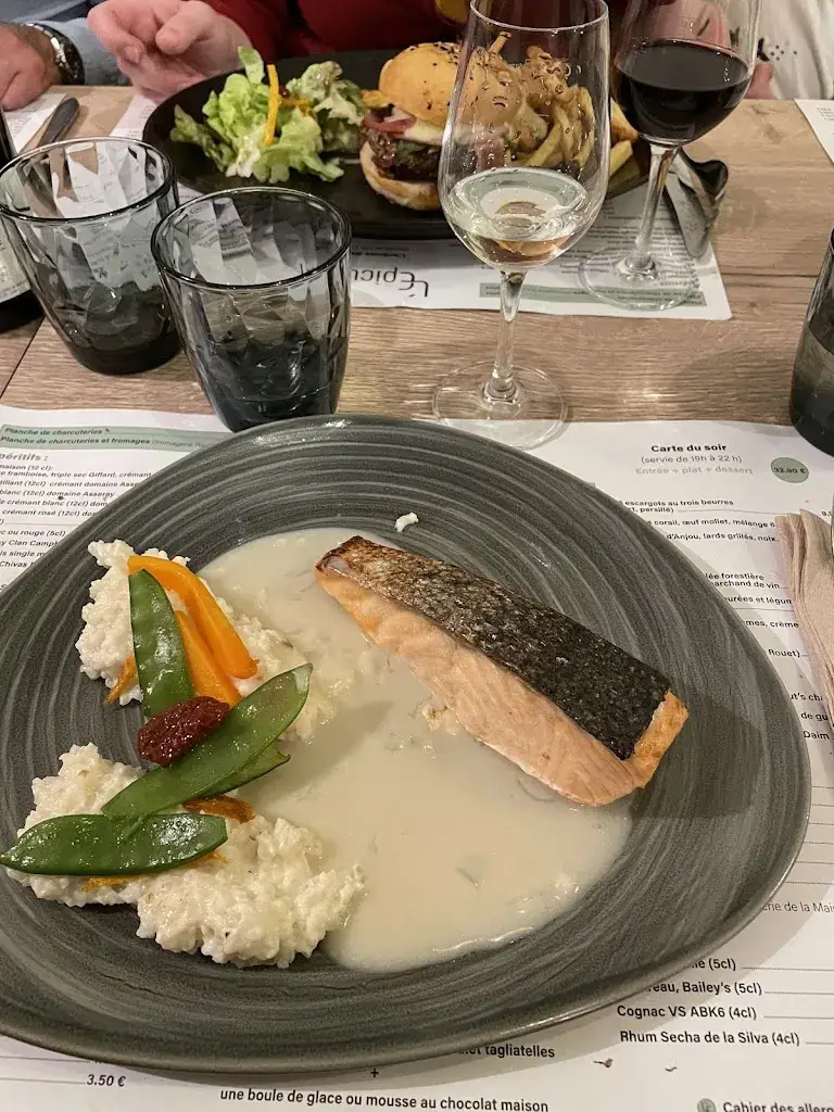 Menu_L'Épicurien - Restaurant-Café Vauchrétien_Aubance_image_4