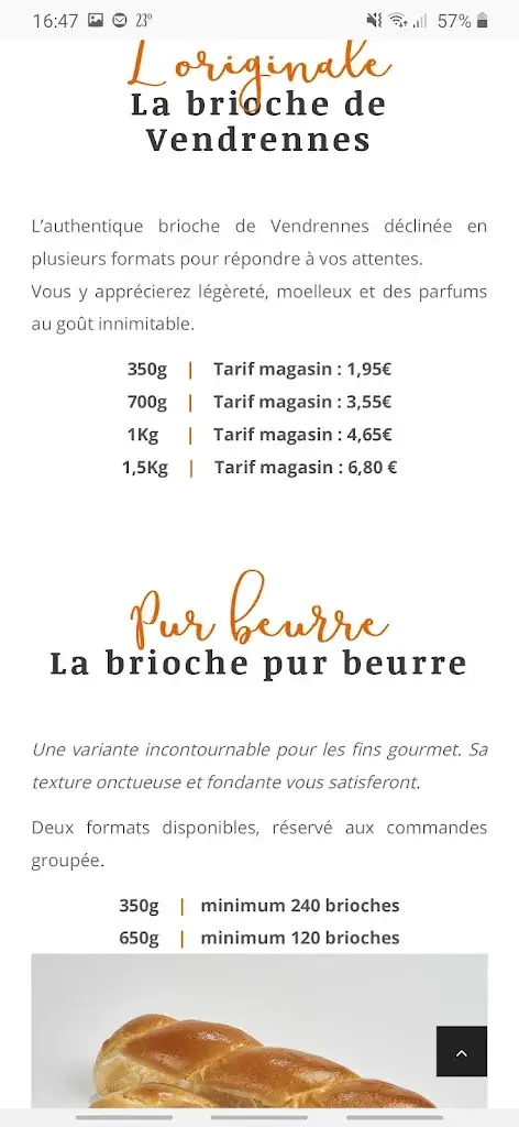 Menu_La Brioche de Vendrennes_Vendrennes_immagine_1