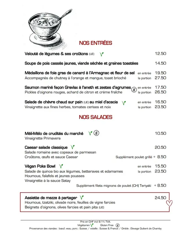 Menu_Brasserie La Coupole 1912 - Restaurant Resto Bar_Vevey_image_2