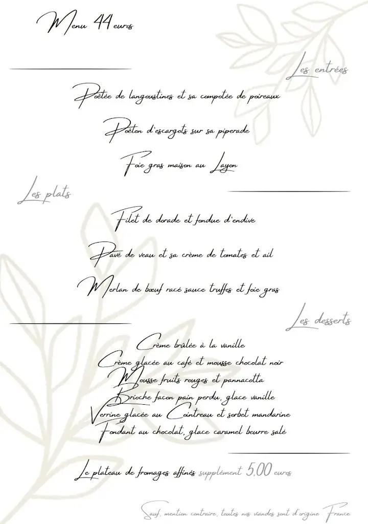 Menu_Restaurant L'Etape Gourmande Vihiers_Lys-Haut-Layon_image_1