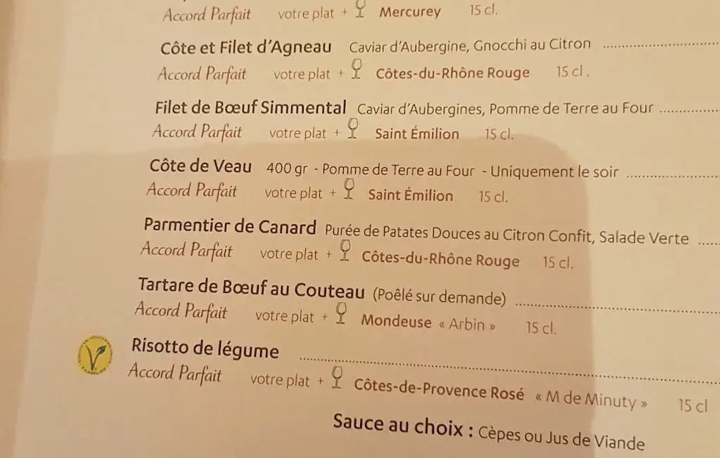 Auberge De Savoie ristorante a Moûtiers