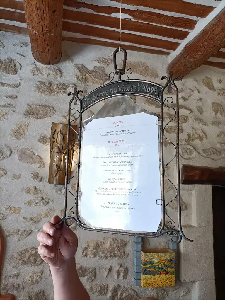 Menu_Auberge du Vieux Village_Mallemort_image_1