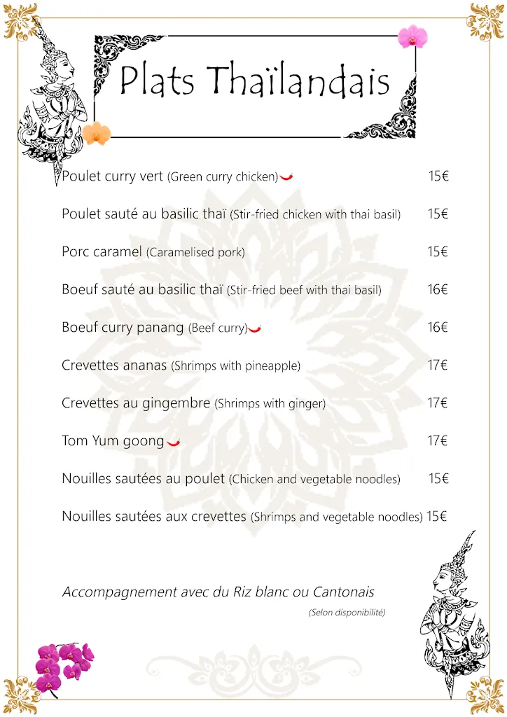 Menu_Maï Thaï_Moûtiers_image_1