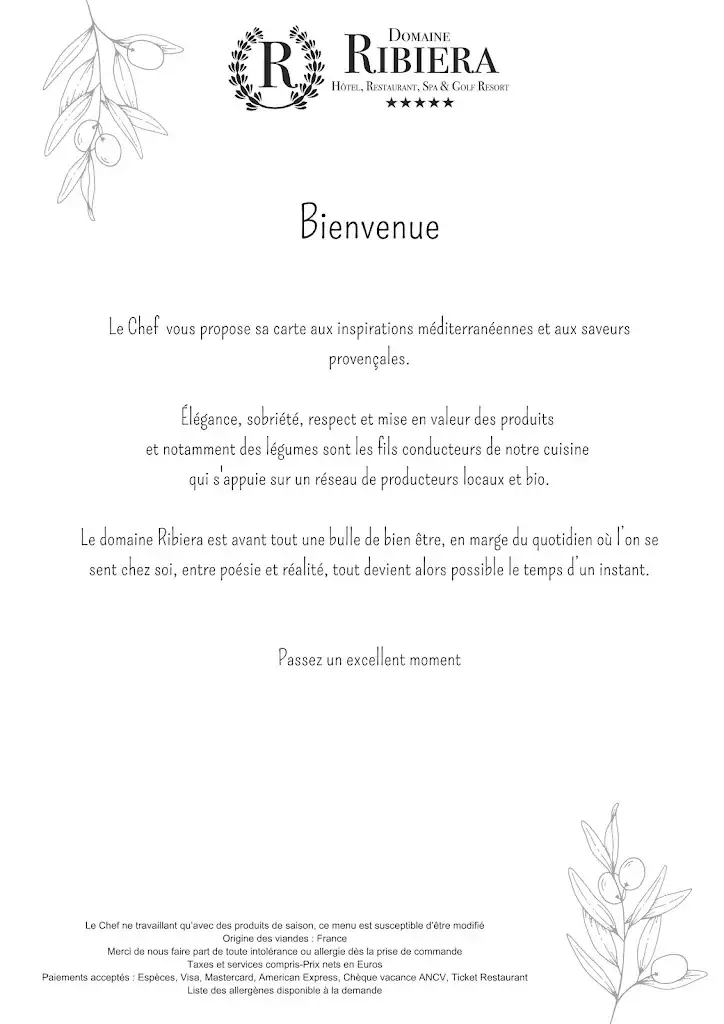 Menu_Restaurant Le Ribiera_Niozelles_image_2