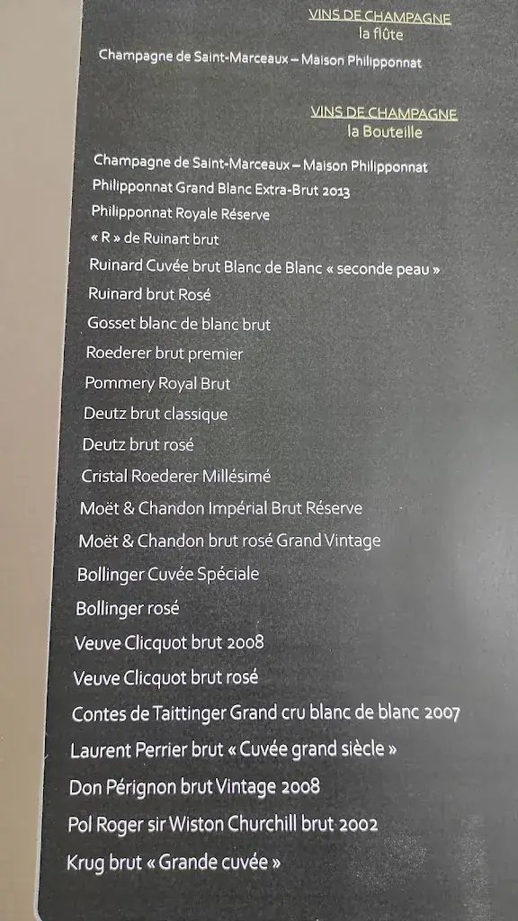 Menu_Restaurant Pierre Grein_Manosque_image_1