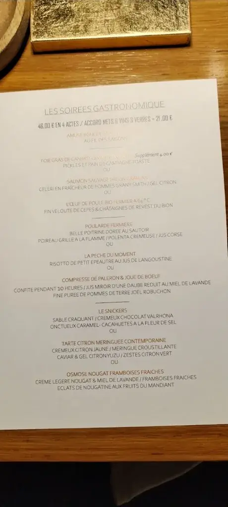 Menu_Restaurant Pierre Grein_Manosque_image_2