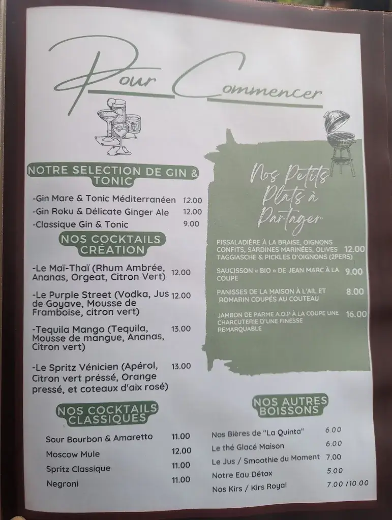 Menü_La Quinta Table Provençale - Restaurant Allauch_Allauch_Bild_2