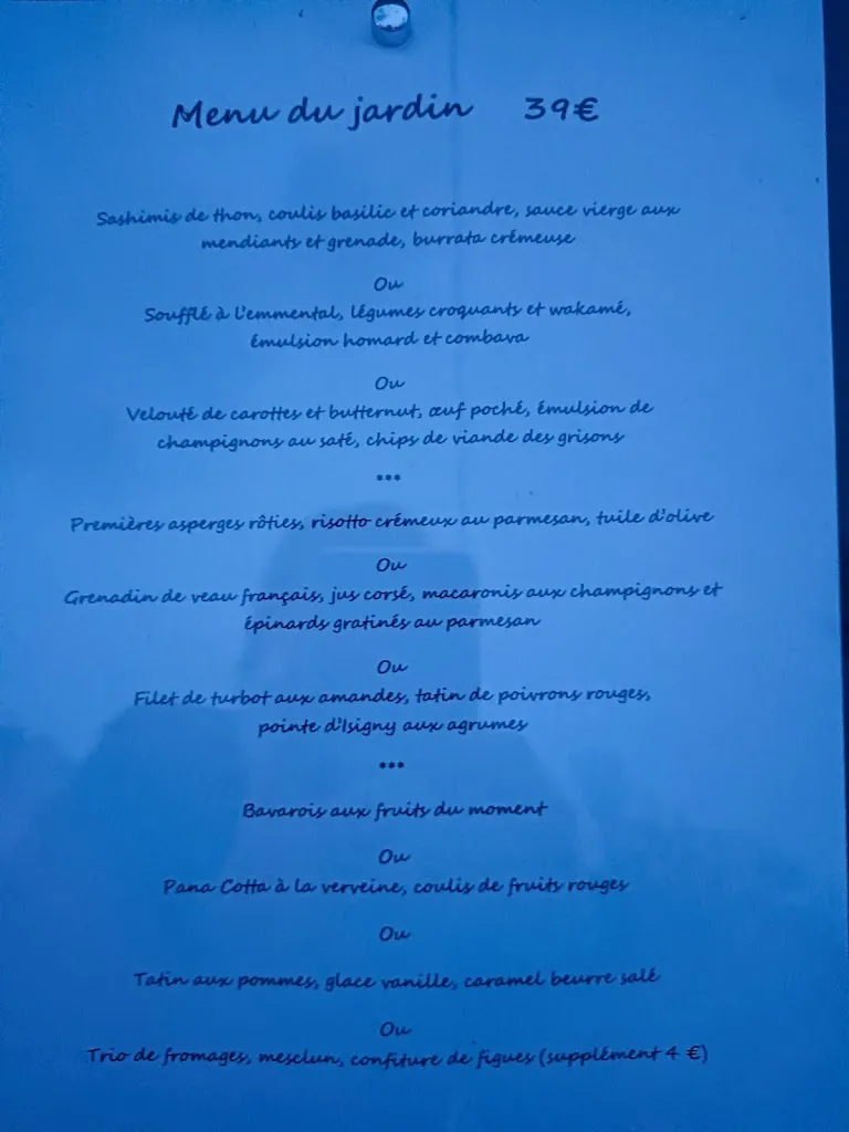Menu_Restaurant Au Jardin de la Clue_Marseille_image_2