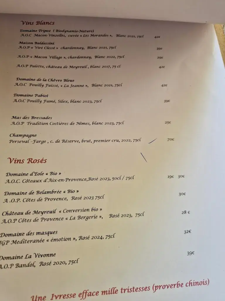 Menu_Chez Charlotte - Restaurant Aix en Provence_Aix-en-Provence_image_2